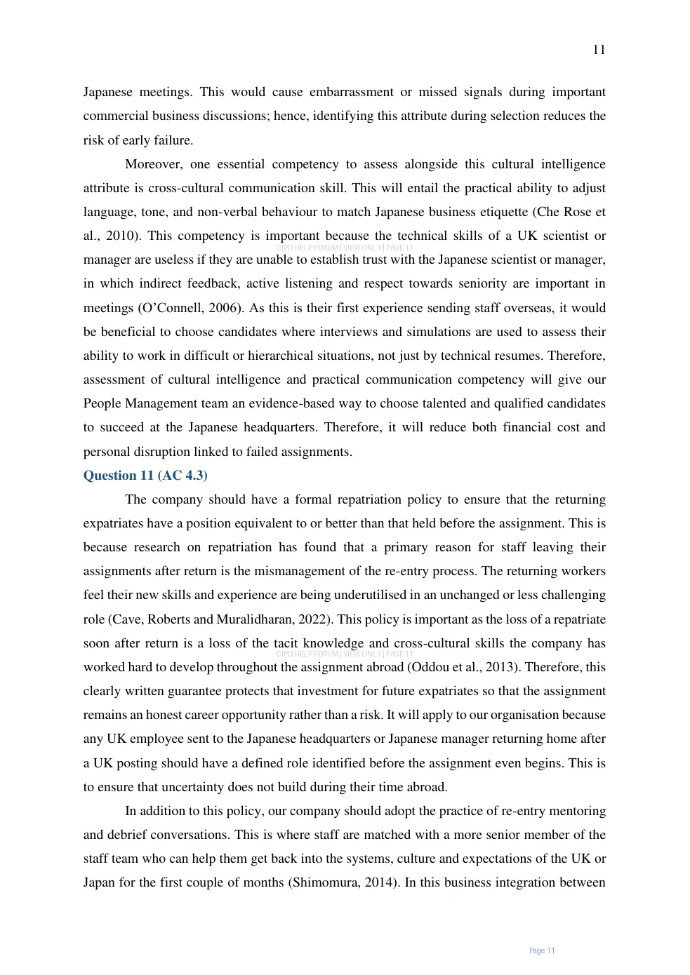 Page 11 of 5OS04 - People management in an international context