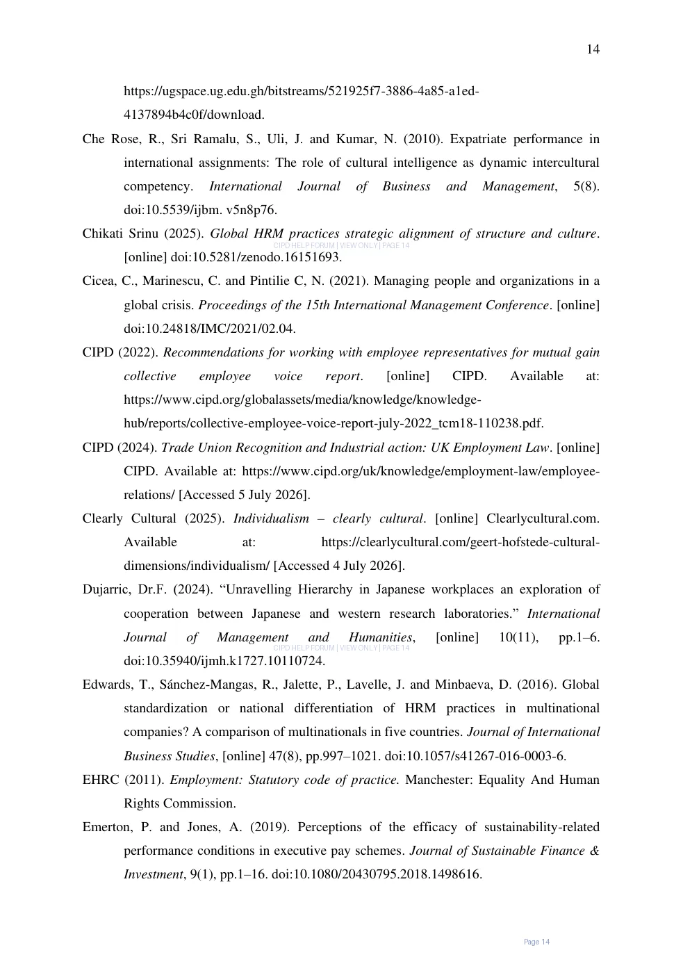 Page 14 of 5OS04 - People management in an international context