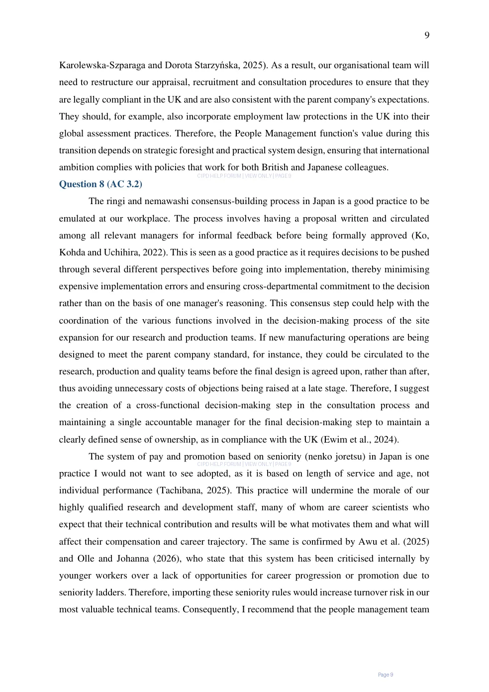 Page 9 of 5OS04 - People management in an international context